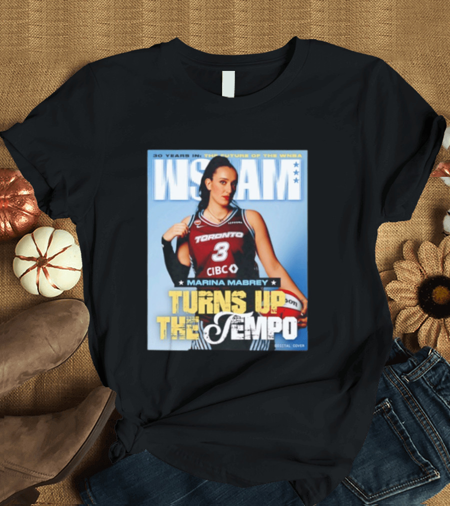 Marina Mabrey Turns Up The Tempo Toronto Basketball Slam Cover T-Shirt