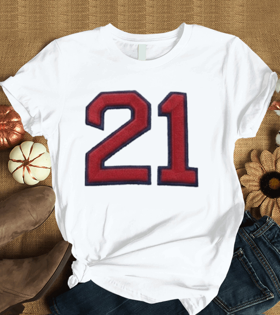 2026 Roger Clemens Boston No. 21 Hat Red 21 Embroidery T-Shirt