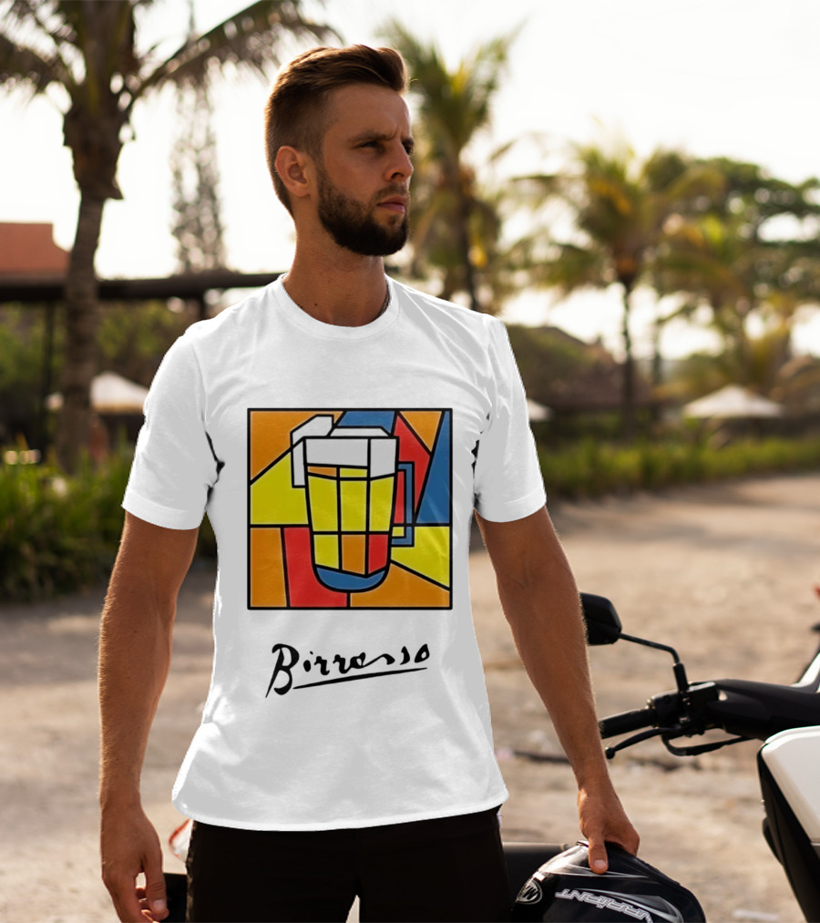 Birresso Beer Abstract Colorful Geometry T-Shirt