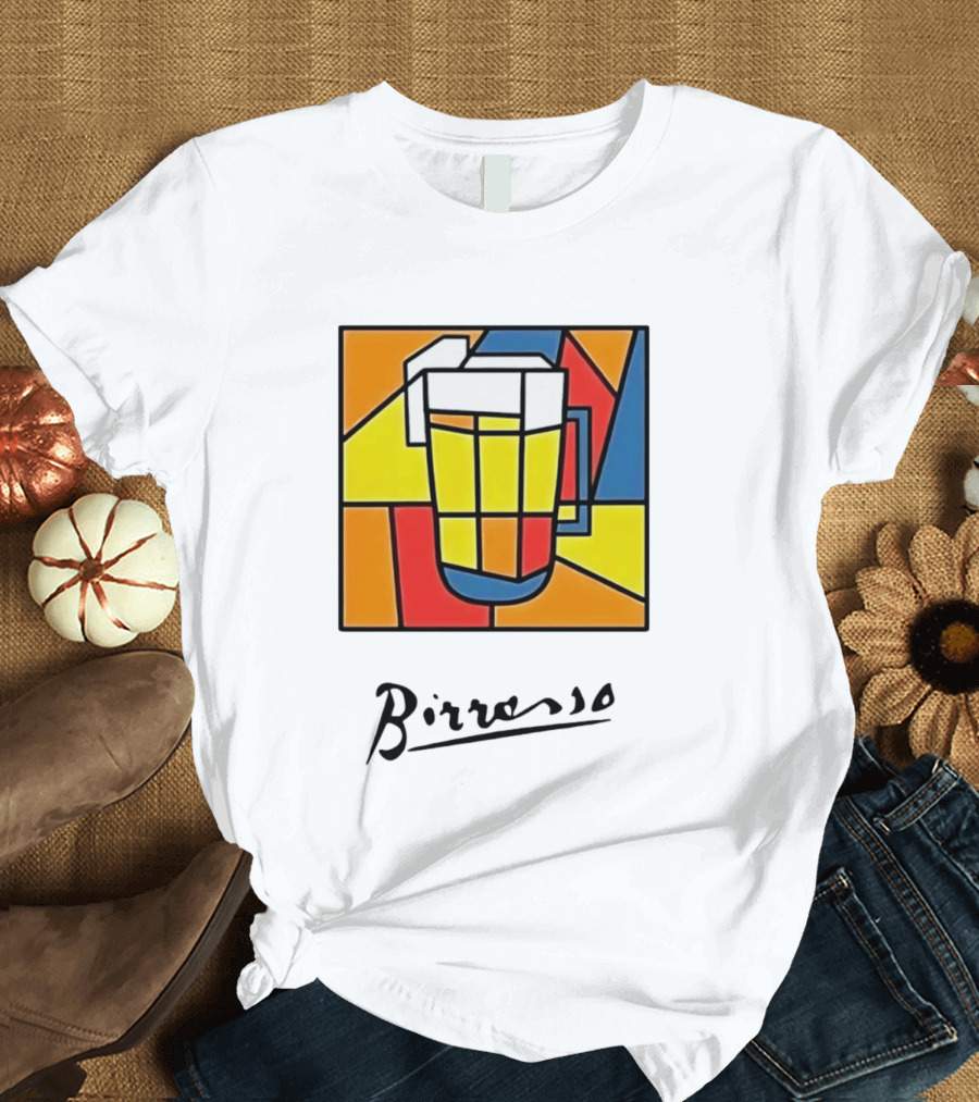Birresso Beer Abstract Colorful Geometry T-Shirt