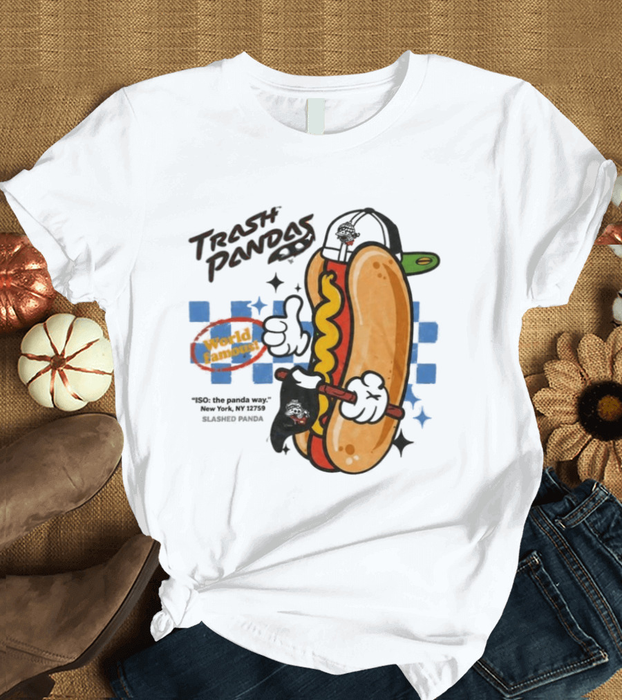 Trash Pandas World Famoust Hot Dog Thumbs Up T-Shirt