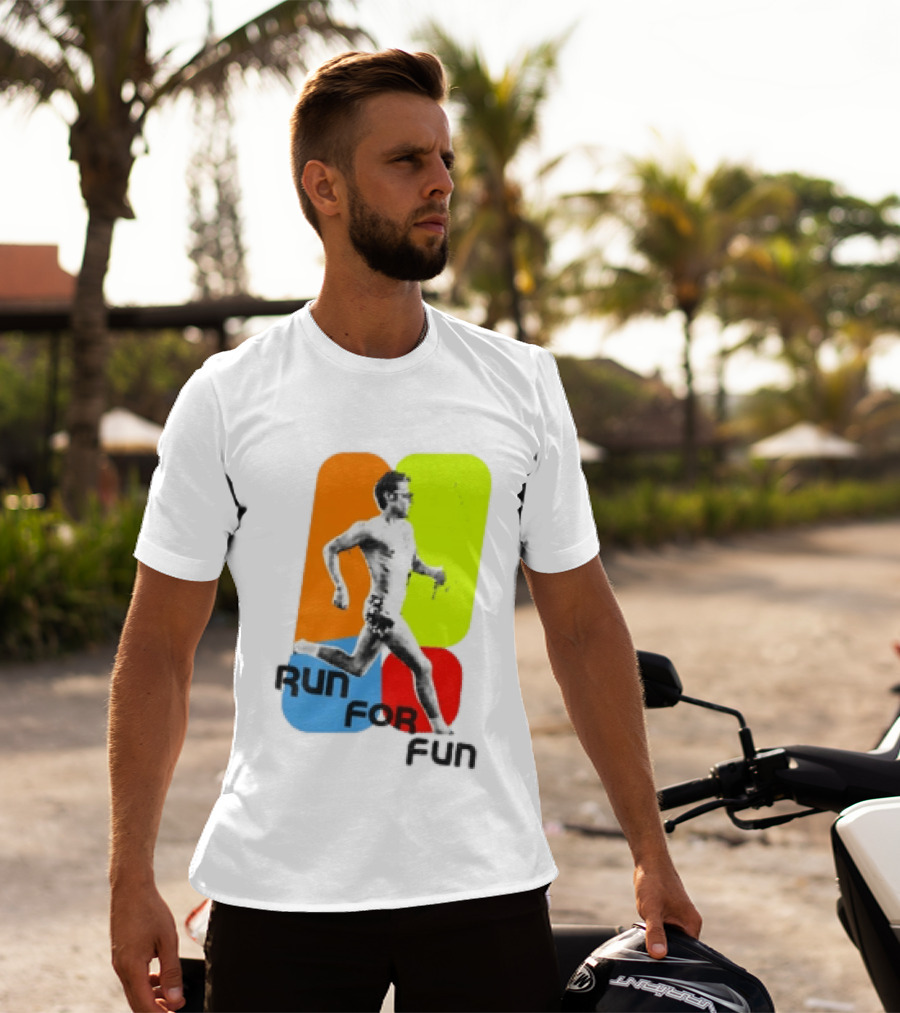 Run For Fun Harry Styles Colorful Running T-Shirt