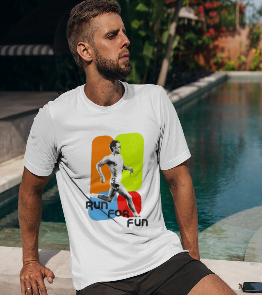 Run For Fun Harry Styles Colorful Running T-Shirt