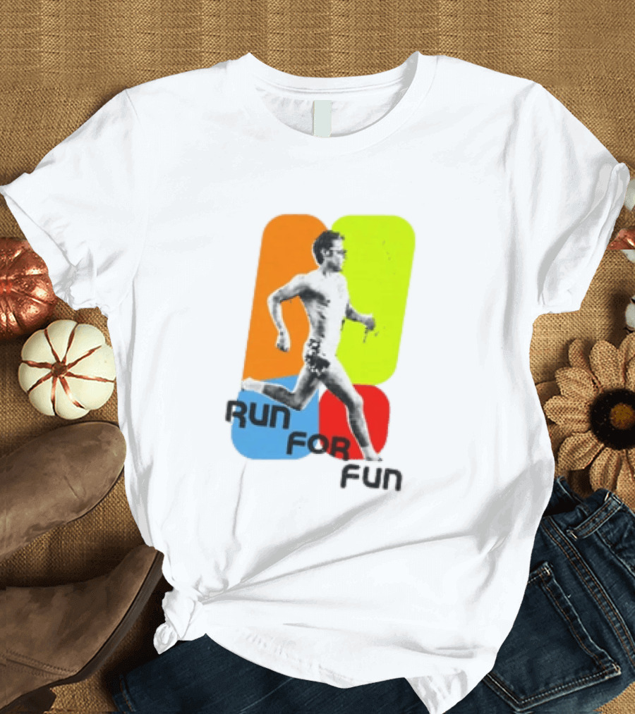 Run For Fun Harry Styles Colorful Running T-Shirt