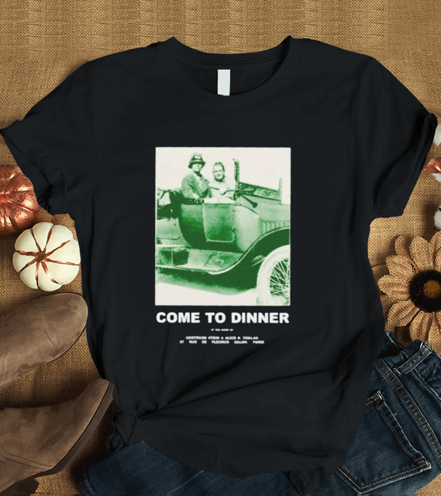 Come To Dinner Vintage Car Scene 1920s Nostalgia T-Shirt