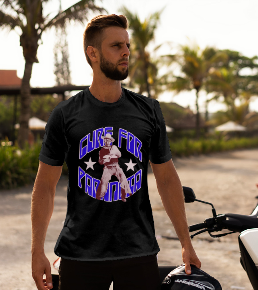 Cure For Paranoia Cowboy With Stars T-Shirt
