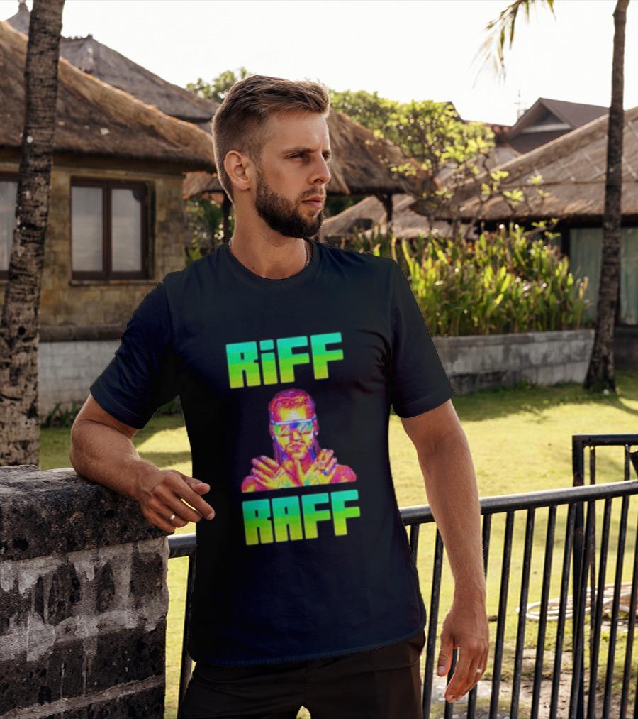 Riff Raff Neon 8 Bit Style Dale Dan Tony T-Shirt