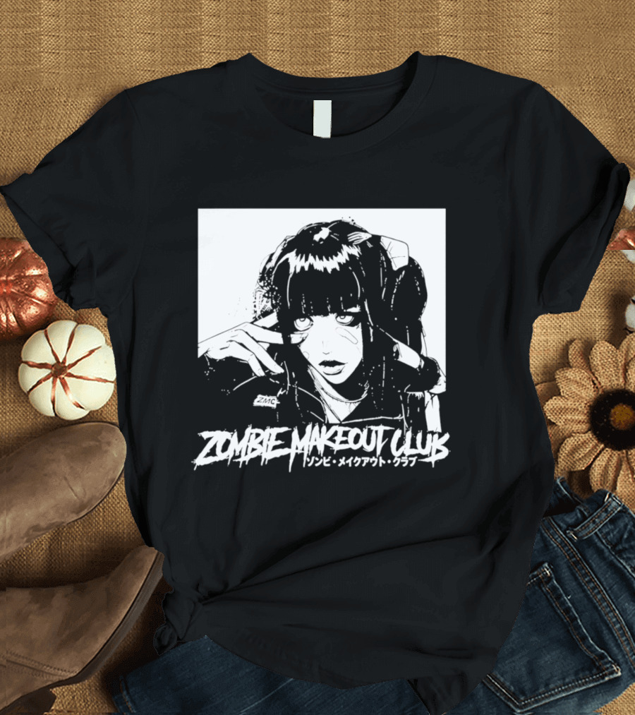 Zombie Makeout Club Manga Style Art Japanese T-Shirt