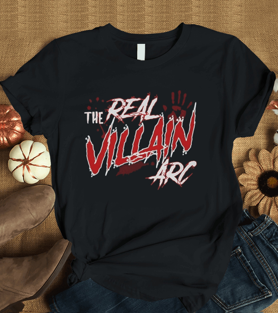 The Real Villain Arc Bloodstained Handprint T-Shirt