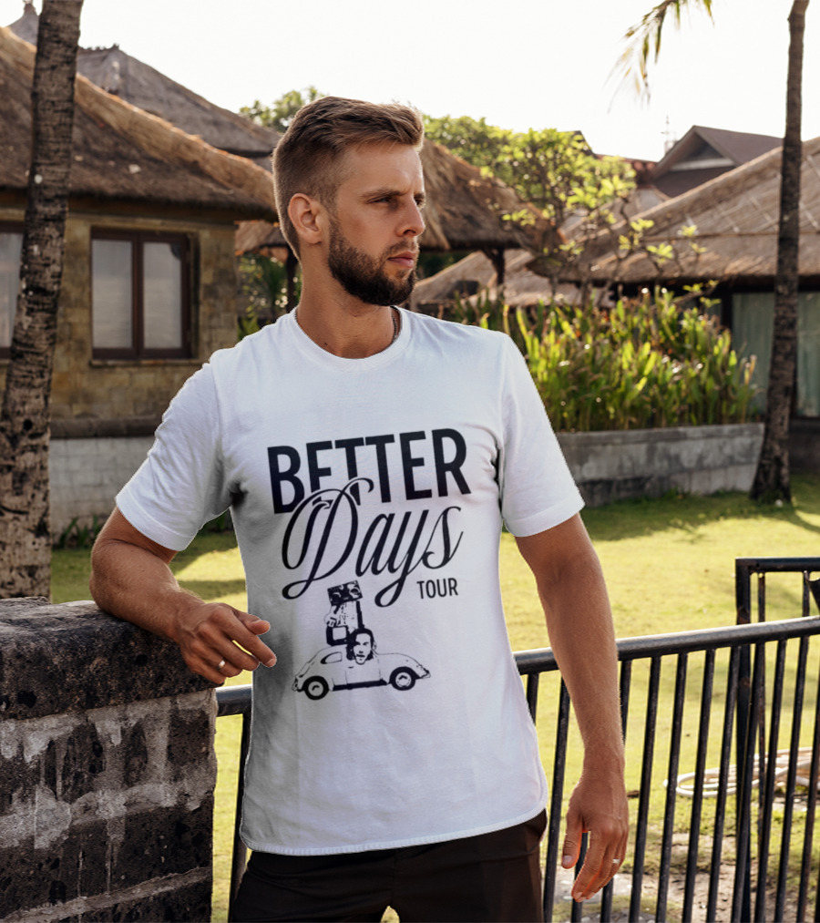 Better Days Tour Vintage Car Graphic Benjamin Ingrosso T-Shirt