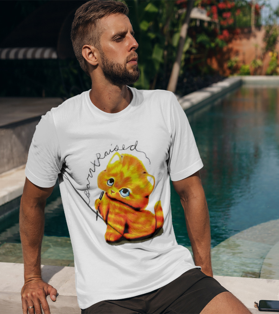 Born X Raised Mischief Orange Cat T-Shirt