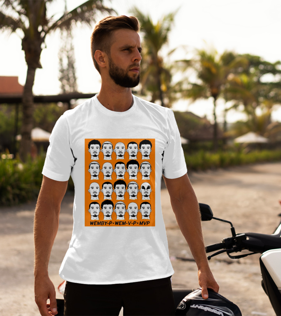 WEMBY P WEM V P MVP Victor Wembanyama Faces Collection T-Shirt
