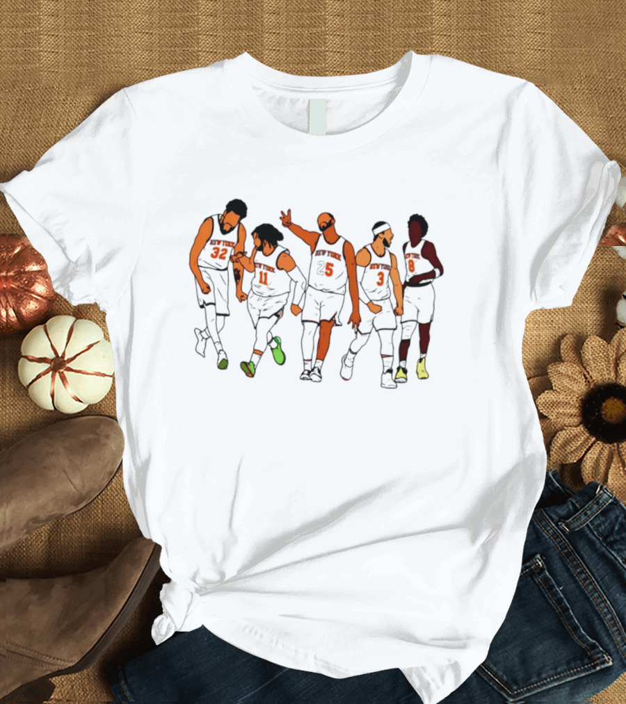 New York Knicks Game 2 Jon Stewart Cavaliers Basketball Team Celebration T-Shirt