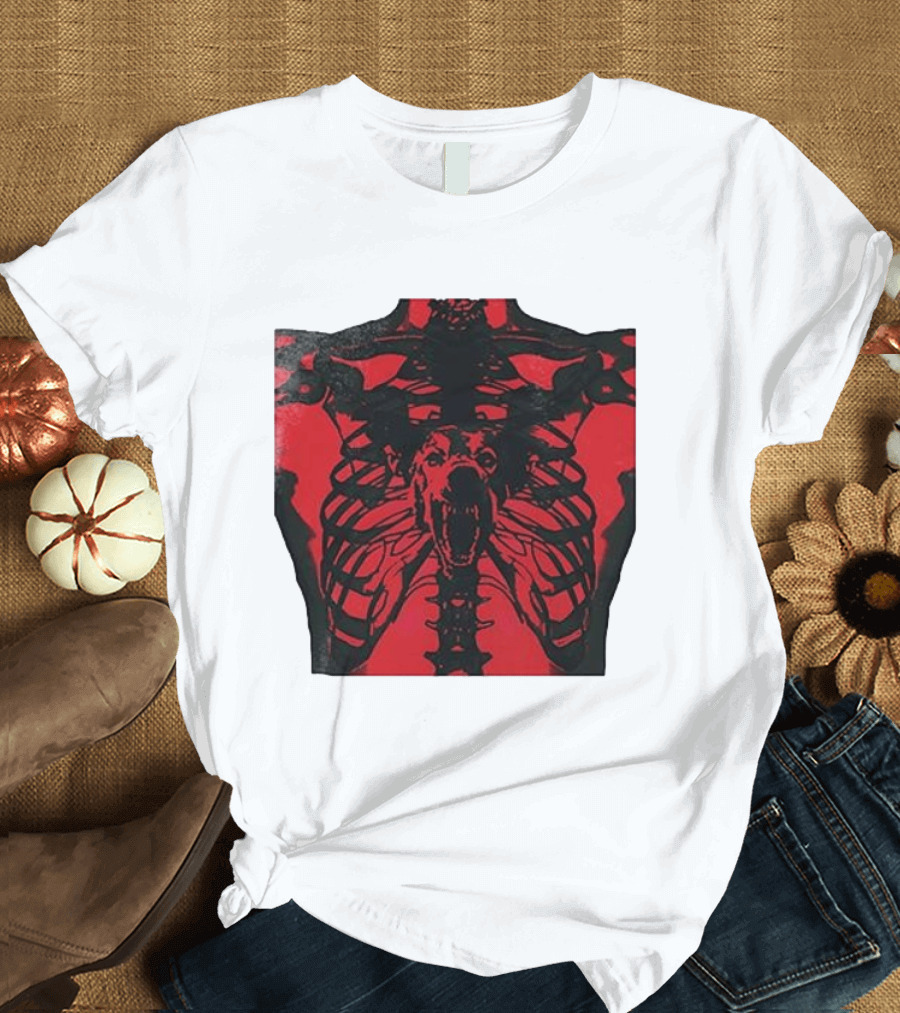 Punfest Told Y'all I Got That Dog In Me Skeleton Dog X Ray T-Shirt