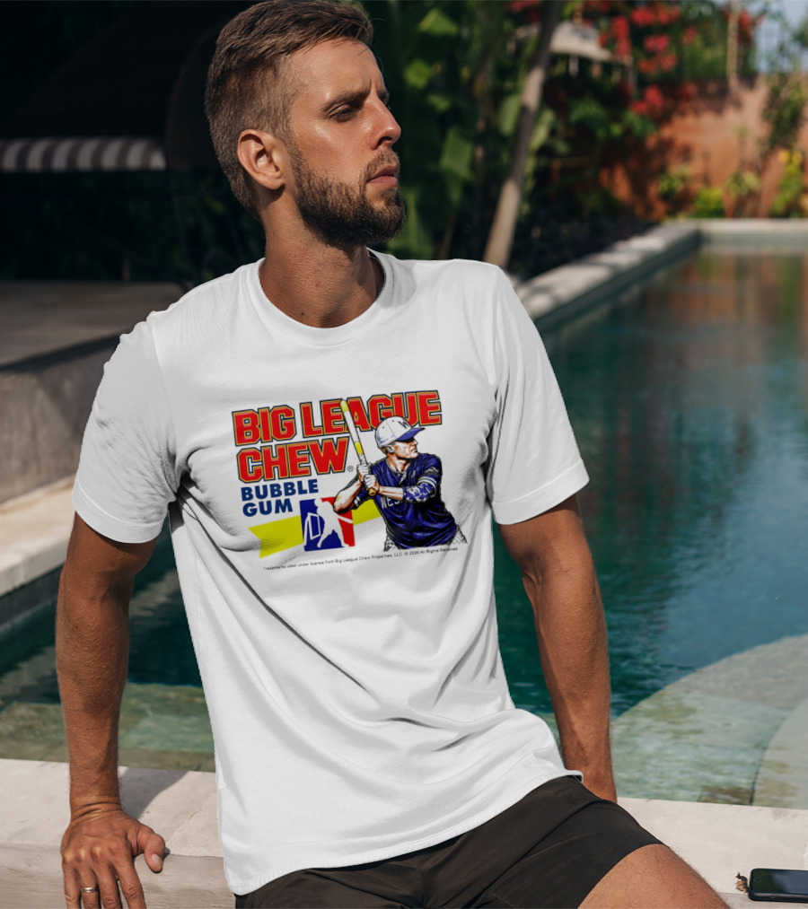Big League Chew Bubble Gum Baseball Player Kyle Schultz T-Shirt