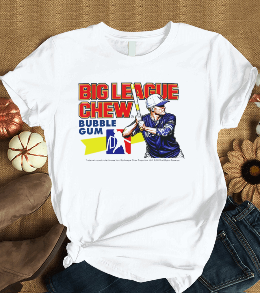 Big League Chew Bubble Gum Baseball Player Kyle Schultz T-Shirt