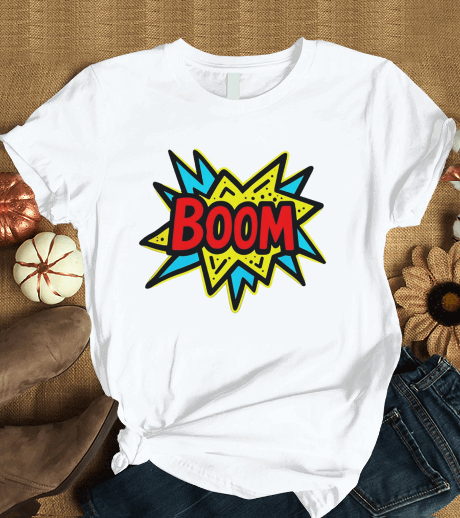 Mackenzie Shirilla Dad Boom Comic Style Burst T-Shirt