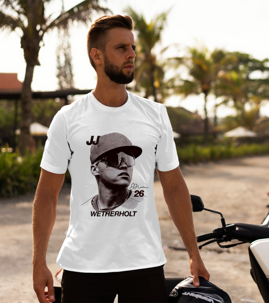 JJ Wetherholt 26 St. Louis Cardinals Baseball Big Head T-Shirt