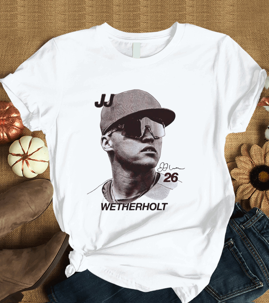 JJ Wetherholt 26 St. Louis Cardinals Baseball Big Head T-Shirt