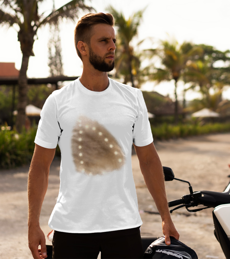 Peep Szczesny Iron Burnt Circle Light Shell T-Shirt