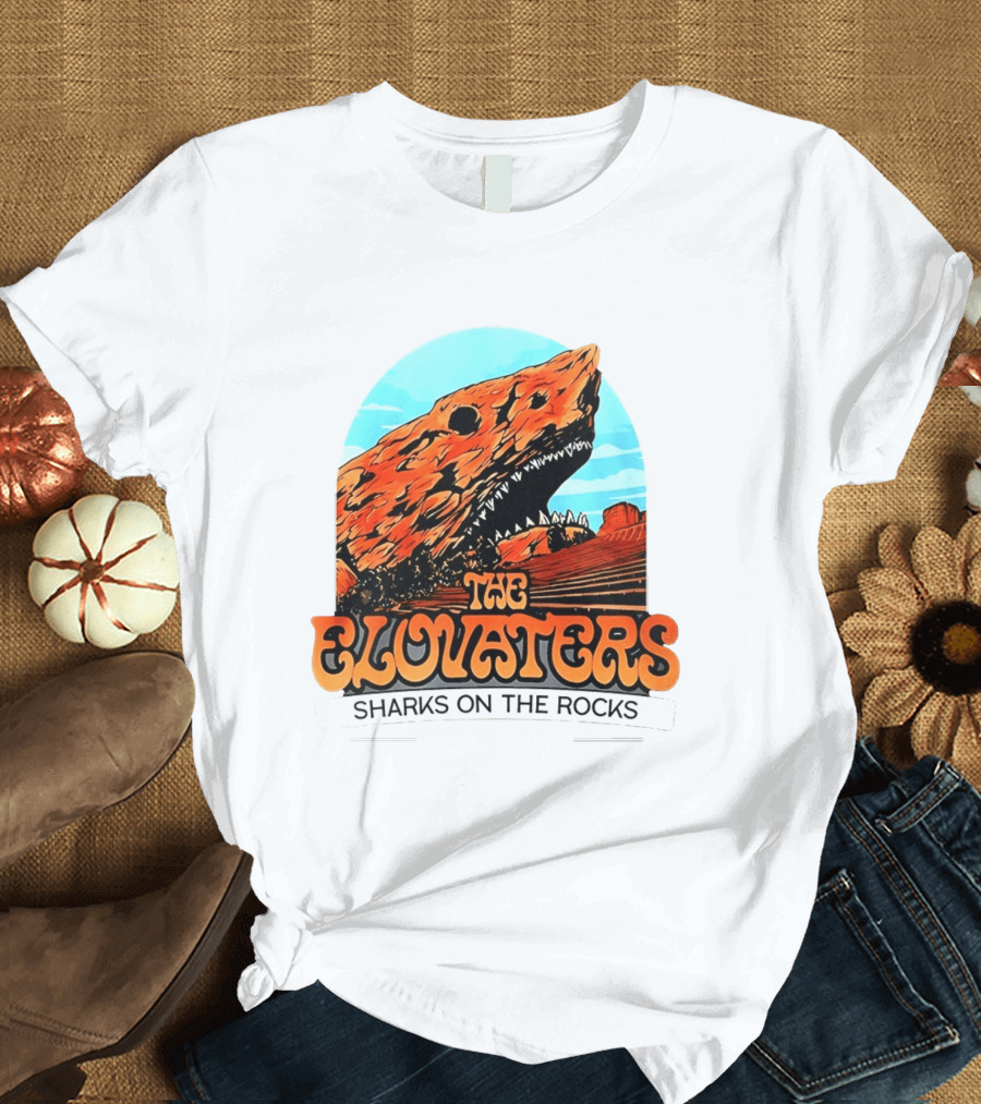 The Elovaters Sharks On The Rocks Red Rocks Amphitheatre Morrison Co May 2026 T-Shirt