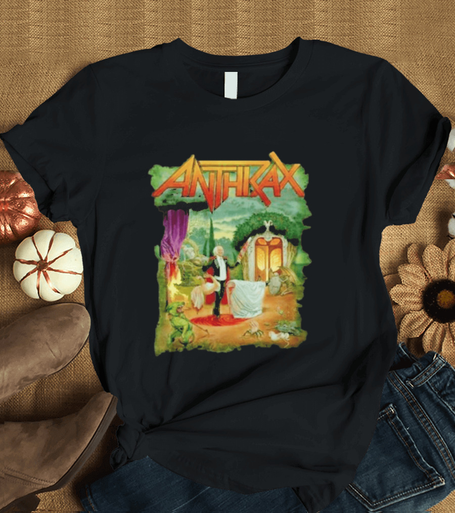 Anthrax Cursum Perficio Theatrical Scene With Creatures T-Shirt