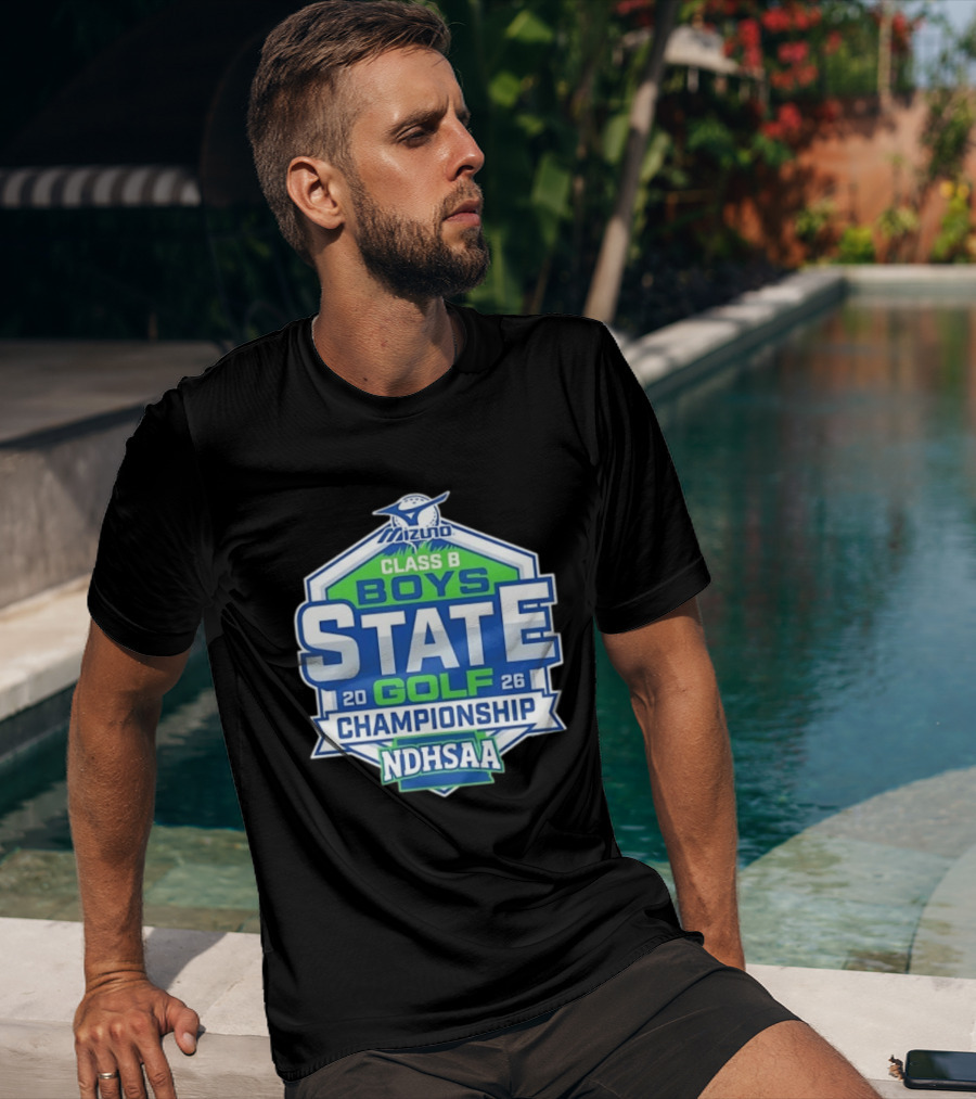 NDHSAA Mizuno Class B Boys State Golf Championship 2026 T-Shirt