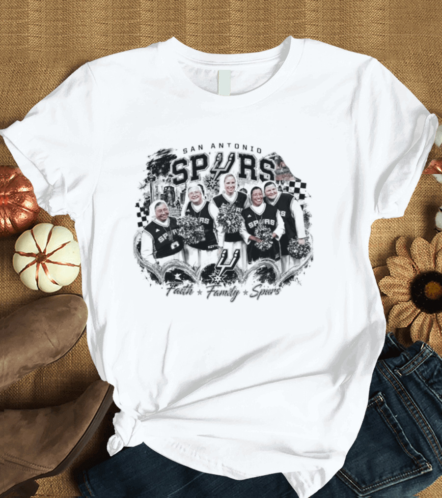 San Antonio Spurs Faith Family Unity T-Shirt
