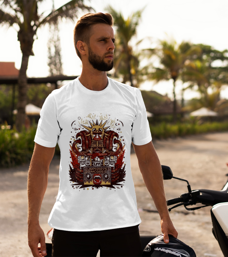 Umphrey's Mcgee Summer Tour 2026 Skeleton And Sunburst T-Shirt
