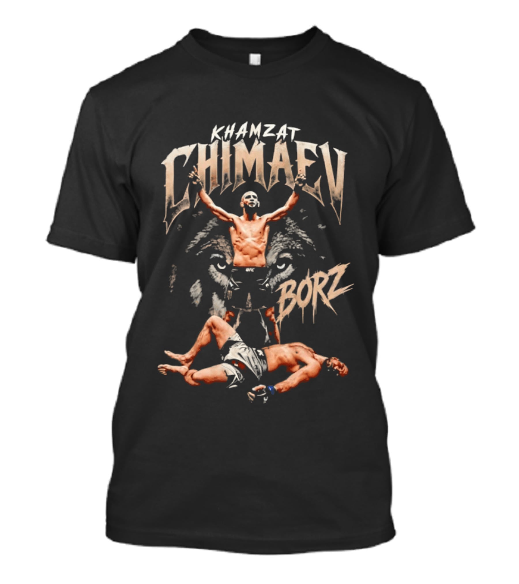 Khamzat Chimaev Borz Unstoppable Force MMA Victory T-Shirt