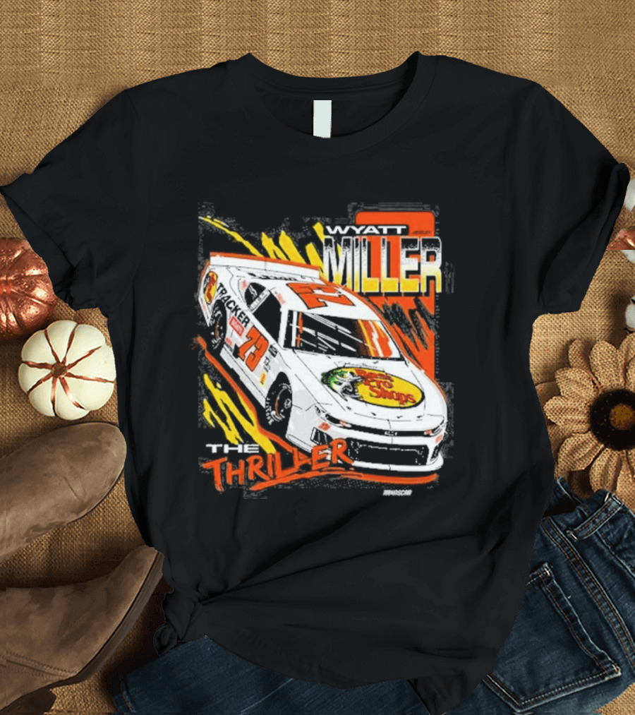 Wyatt Miller Racing Thriller 2026 Late Model Stock Bass Pro T-Shirt