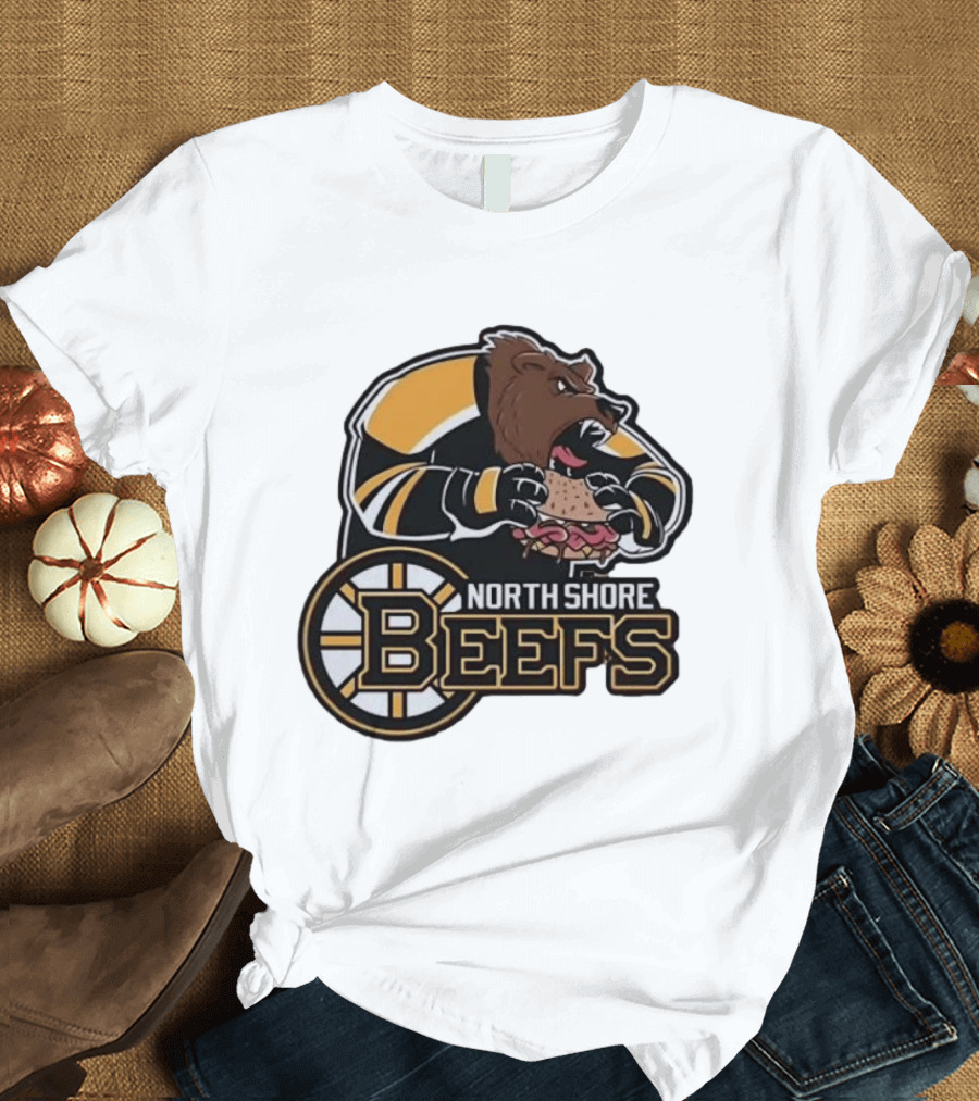 Boston Bruins North Shore Beefs Bear Sandwich T-Shirt