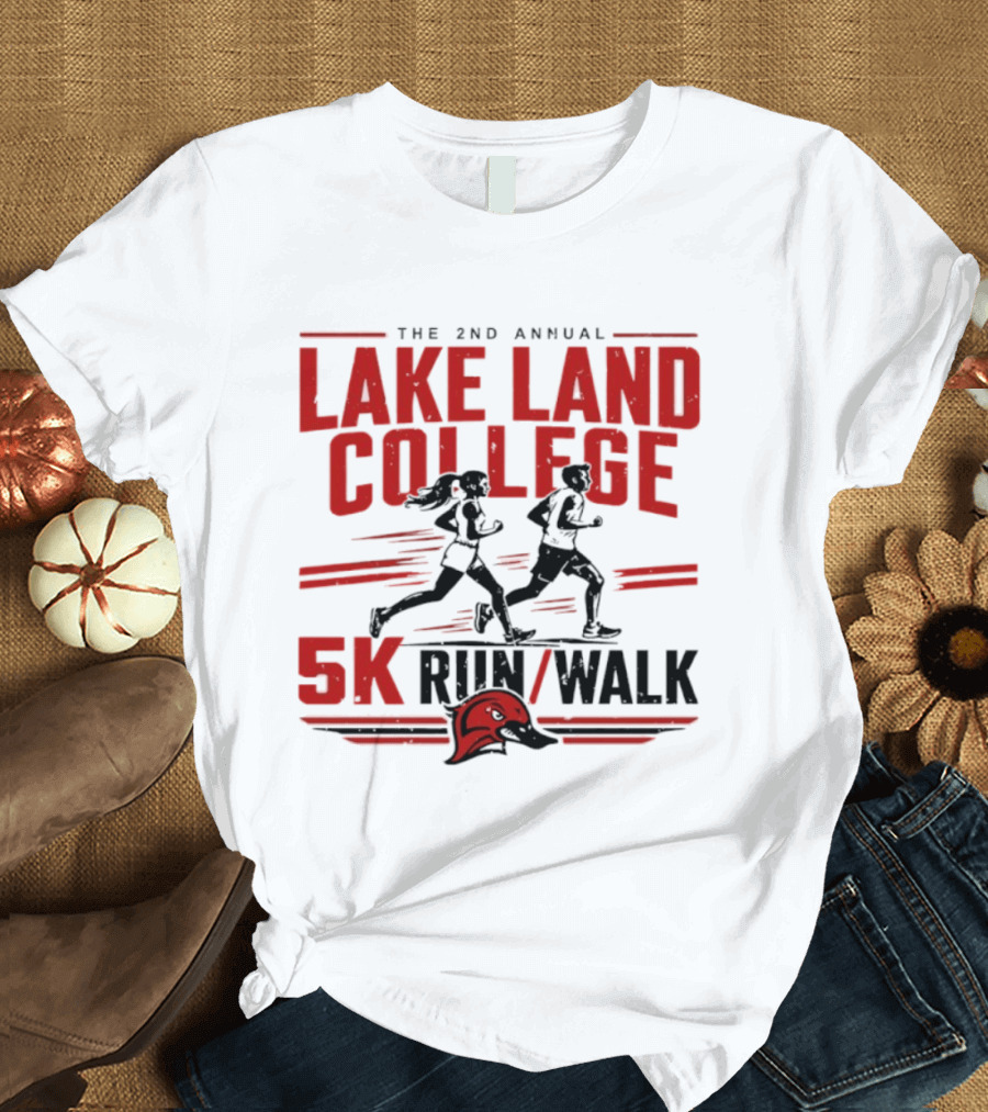 Lake Land College The 2nd Annual 2026 5K Run Walk Event T-Shirt