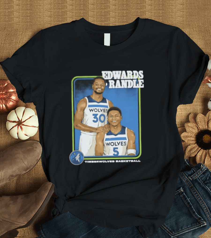 Edwards Randle Wolves 30 5 Basketball Duo T-Shirt