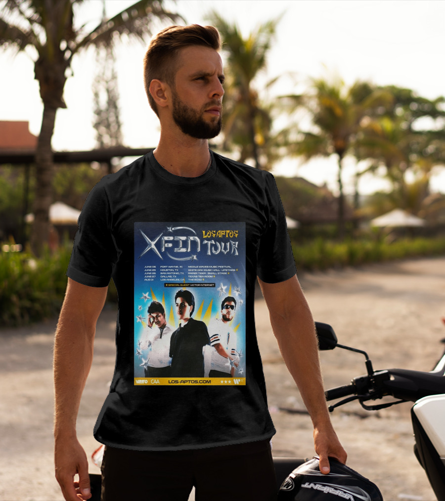 Los Aptos X Fin Tour 2026 Special Guest Victor Internet T-Shirt