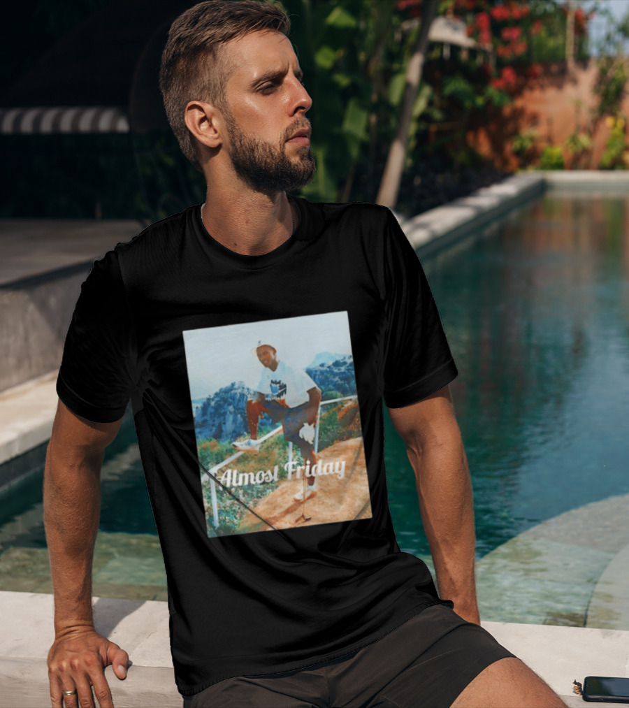 Michael Jordan Golfing Almost Friday Scenic View T-Shirt