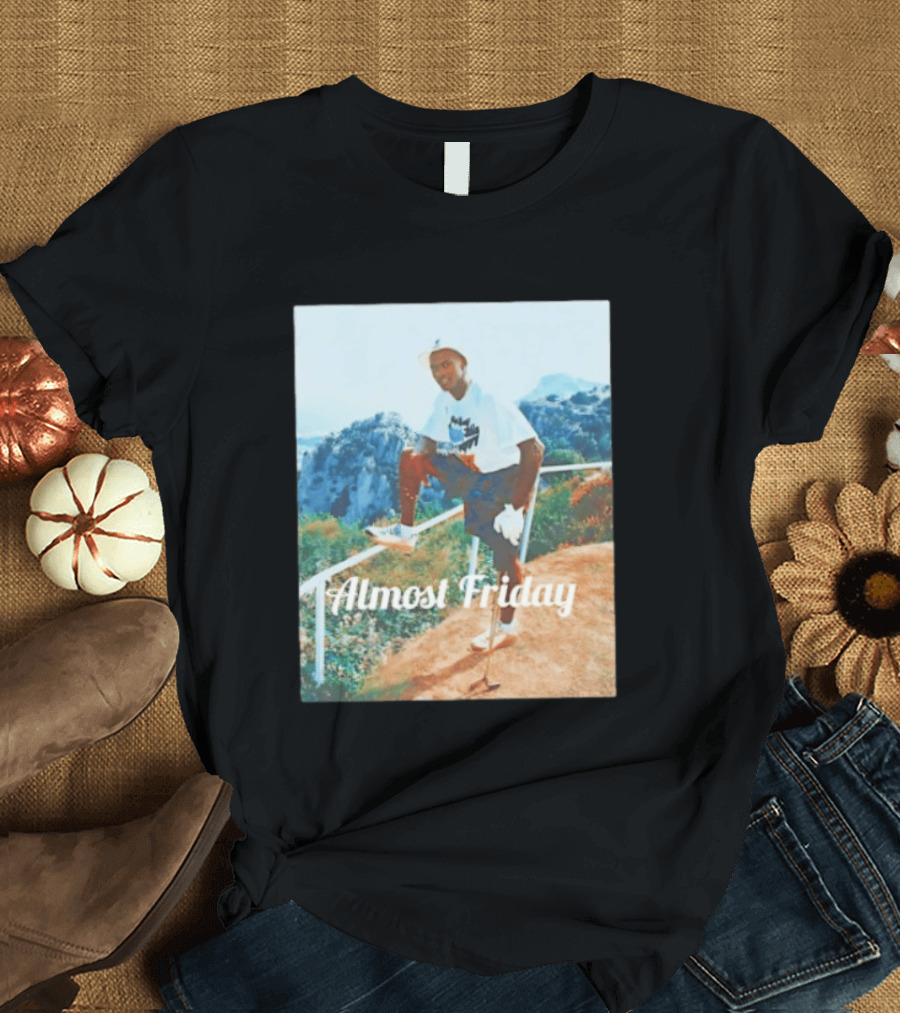Michael Jordan Golfing Almost Friday Scenic View T-Shirt