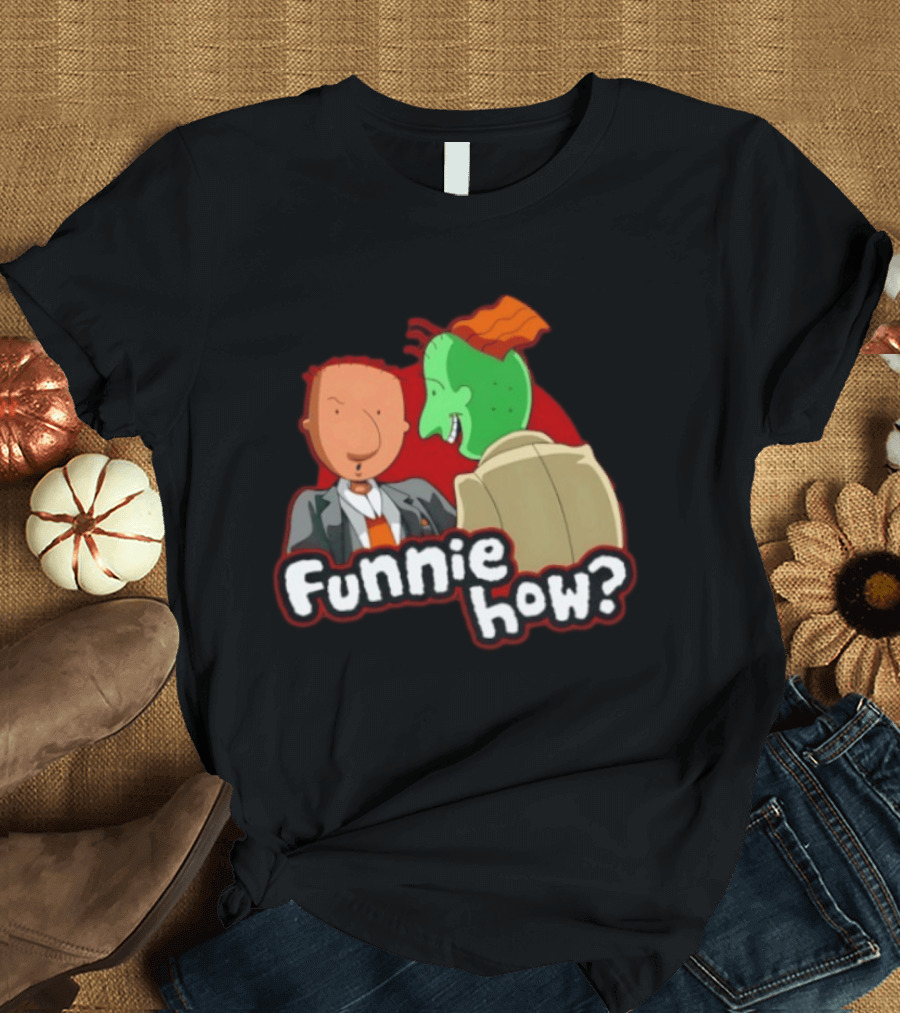 Doug Funnie Funny How Animated Series Characters Meeting T-Shirt