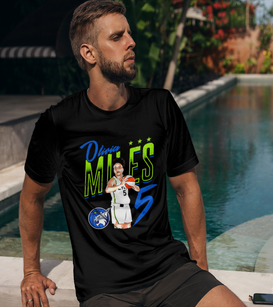 Olivia Miles Minnesota Lynx 5 Star Player T-Shirt