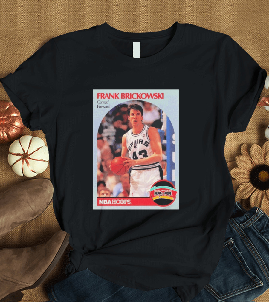 Frank Brickowski Center Forward San Antonio Spurs NBA Hoops T-Shirt