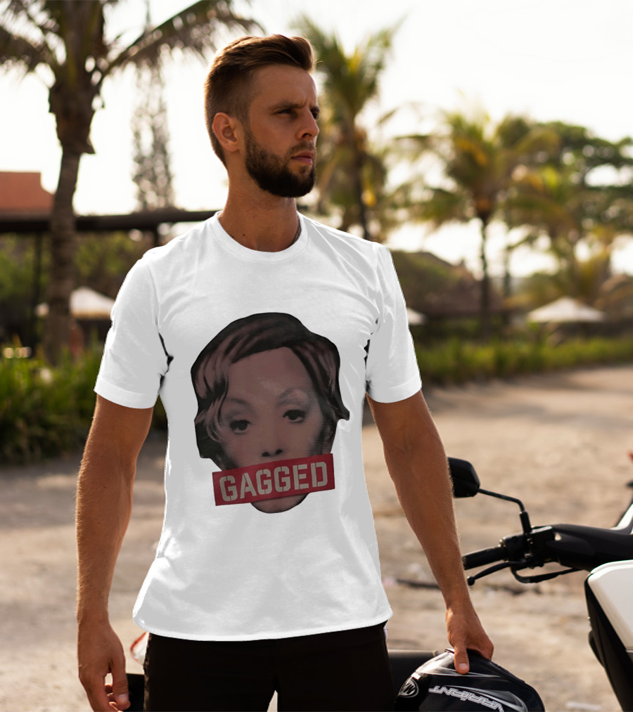 Deborah Vance Gagged Censored Mouth Retro Pop T-Shirt
