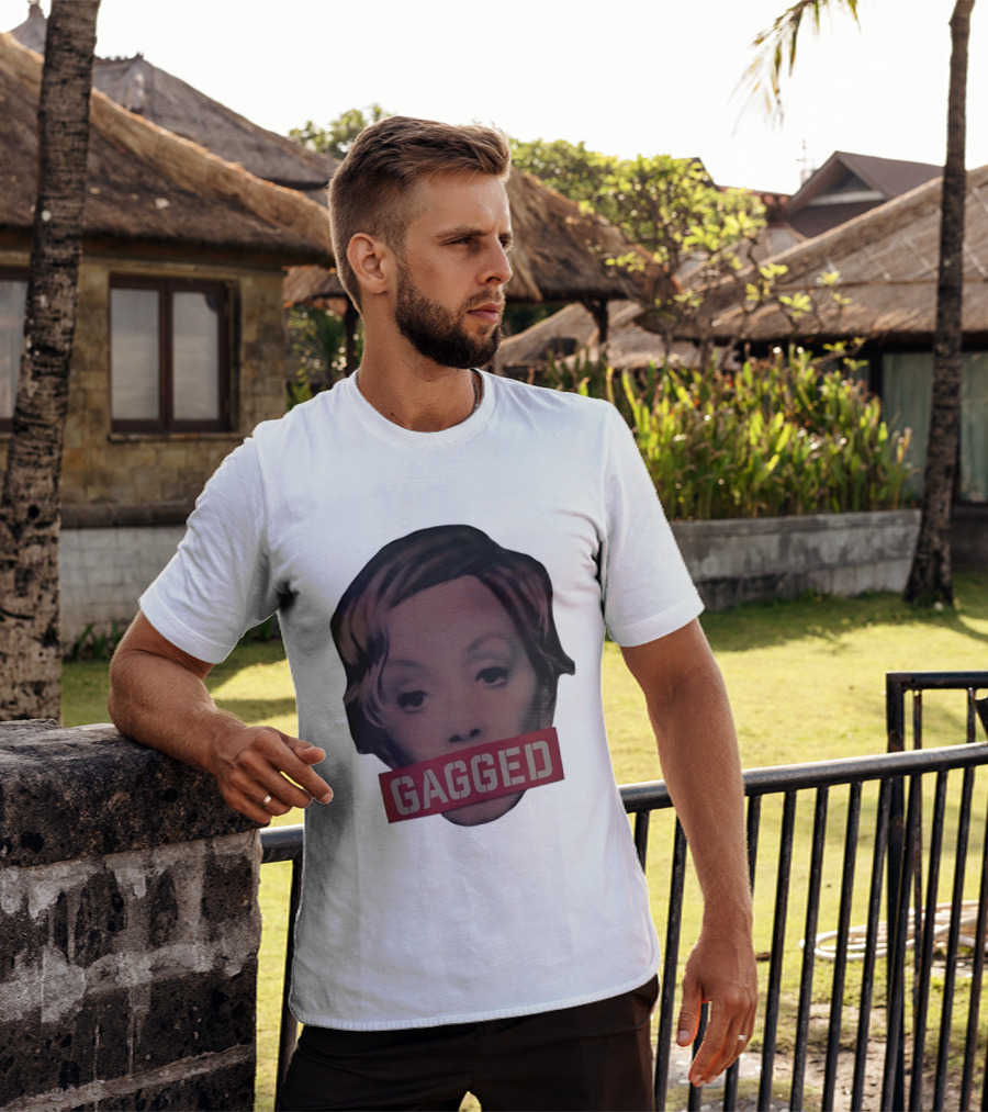Deborah Vance Gagged Censored Mouth Retro Pop T-Shirt