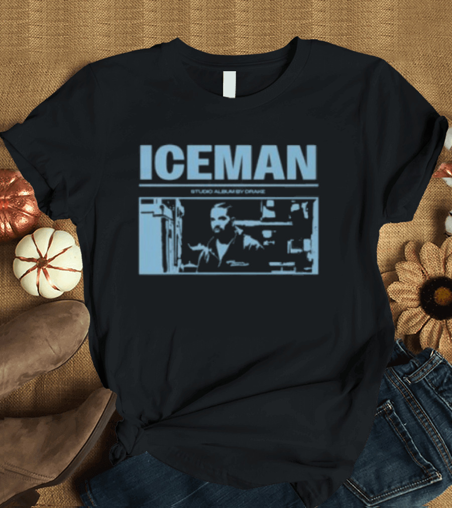 ICEMAN Studio Album By Drake Blueprint T-Shirt
