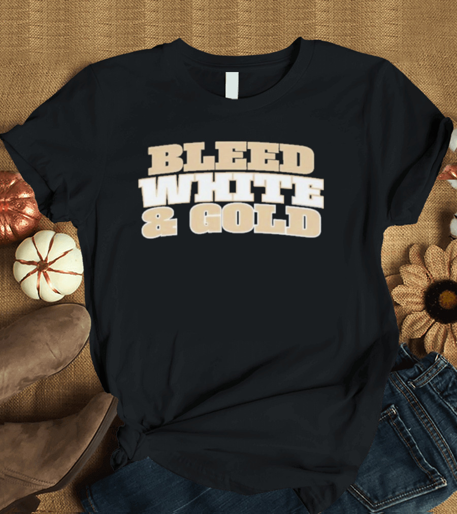Bleed White And Gold T-Shirt