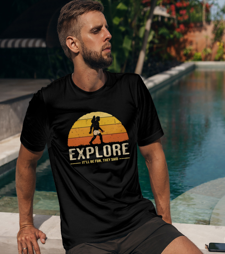 Explore It'll Be Fun They Said Dungeon Crawler Carl And Princess Donut Adventure T-Shirt