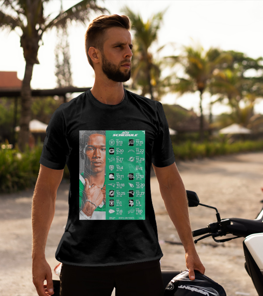 New York Jets 2026 Schedule NFL Matchups And Dates T-Shirt