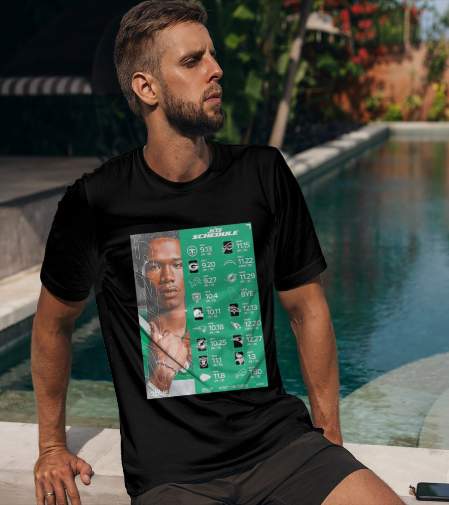 New York Jets 2026 Schedule NFL Matchups And Dates T-Shirt