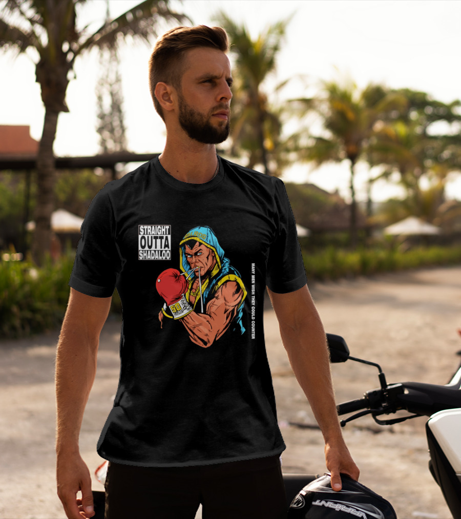 Straight Outta Shadaloo Balrog Boxer Many Men Wish They Could Counter 50 GUNZ T-Shirt