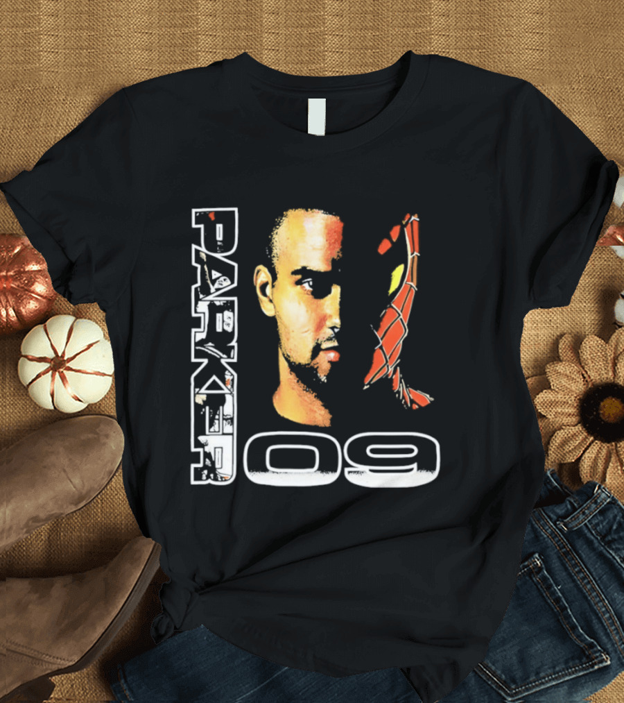 Parker 09 Spiderman San Antonio Spurs T-Shirt