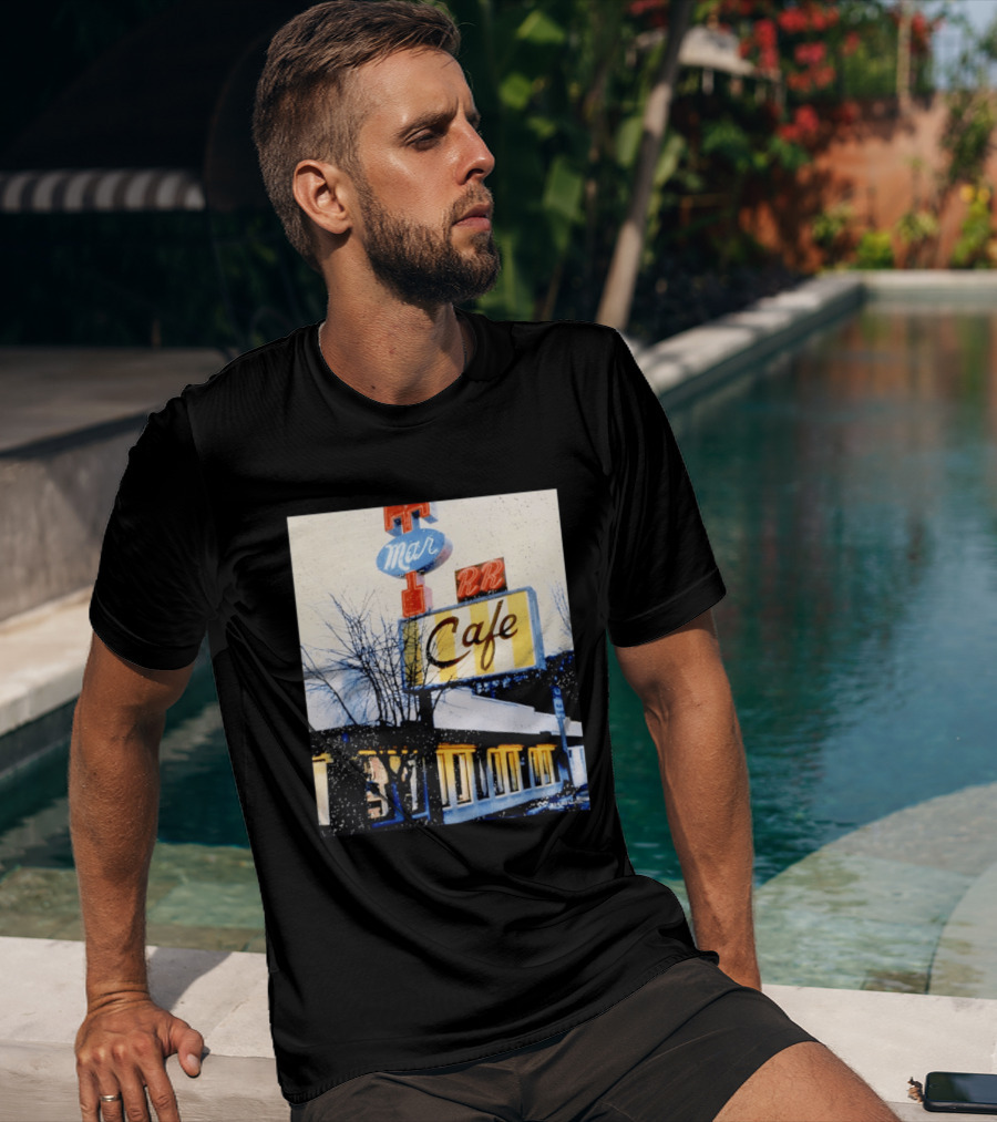 Twin Peaks Mar RR Cafe Sign Iconic Diner Scene T-Shirt